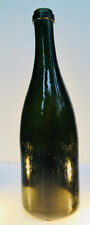 BOUTEILLE DE VIN ANCIENNE XIX°  VERRE SOUFFLÉ (1)