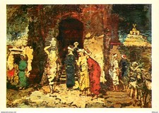 Art - Peinture - Adolphe Monticelli - En Algérie - Carte de la Loterie Nationale