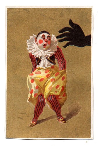 Chromo fond pierrot - pierrot,