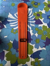 Pédimètre rétro ‘70 LES 3 SUISSES plastique orange pop