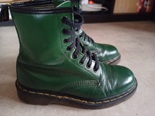 Bottines Doc Martens Vertes 37,5