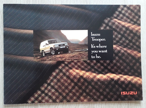 Isuzu trooper range brochure - trooper,
