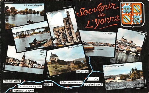 Vallée yonne de - vallée, l'yonne,