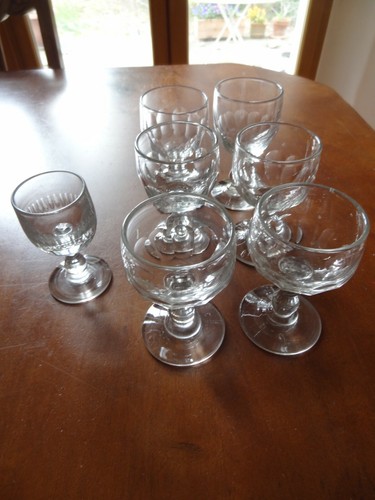 Anciens verres dépareillés - 6,