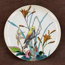 Magnifique Rare Grand Plat Emaux Villeroy Boch 19ème +++ 