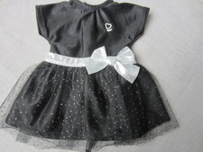 Vêtement : Robe de fête  corolle  pour poupée  35 - 36 cm