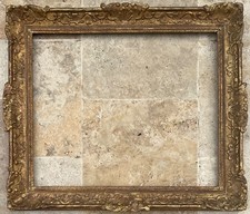 CADRE BERAIN XIXè SCULPTÉ BOIS STUC DIM 15F ORIGINAL FRENCH FRAME 65 x 54 cm