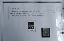 Timbre Empire Français