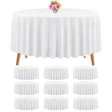 Lot de 10 nappes rondes