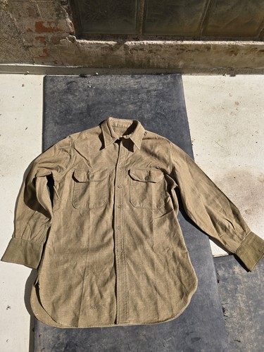 Chemise moutarde ww2 wwii - us,