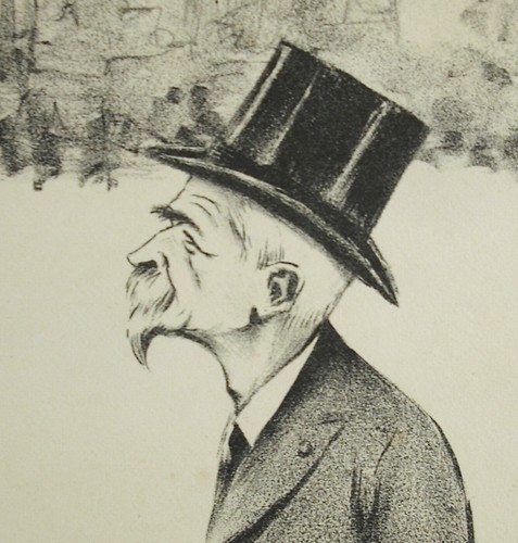 Gravures vers 1900 caricatures - gravures,