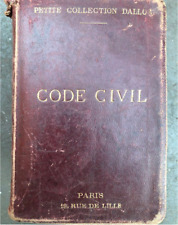 Code Civil Dalloz ancien