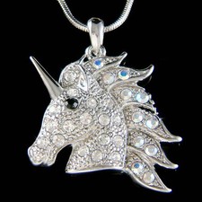 Collier Pégase En Corne De