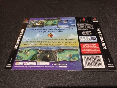 Jaquette cover arrière - cover, ps1