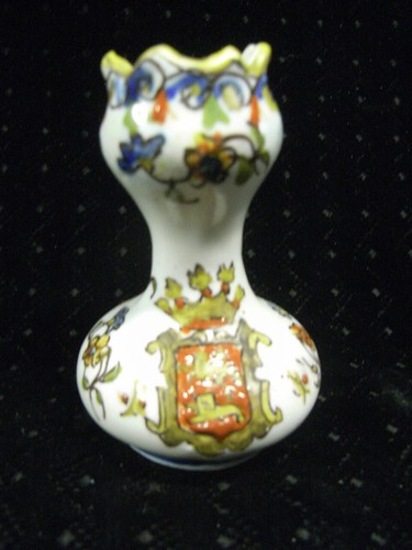 Ancien vase miniature blason - ancien,