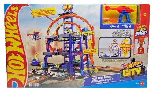 Hot wheels mega loop - hot, garage
