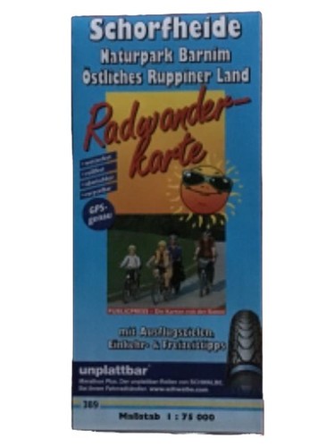 Carte randonnée schorfheide - carte,