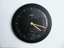 PENDULE ELECTRIQUE A PILE NOIRE VINTAGE