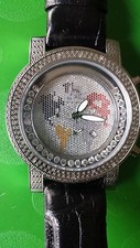 TECHNO MASTER  DIAMOND WATCH TM-2081