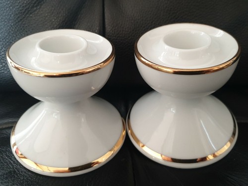 Bougeoir bougie porcelaine - bougeoir,