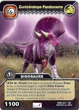 Carte Card Game DINOSAUR KING DKDS - 21 /100 ZUNICERATOPS PARATONERRE 1100 VF