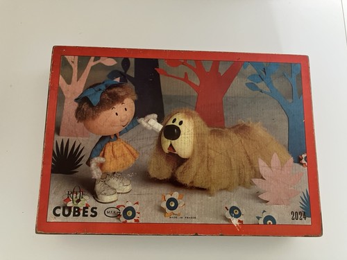 Jeu cubes ancien manège - ancien,