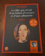 Livre Audio Mp3 STIEG LARSSON - LA FILLE QUI REVAIT D'UN BIDON D'ESSENCE