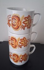 Tasses mugs vintage années 70