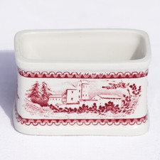 Ancien rond de serviette Villeroy & Boch modèle Burgenland rouge