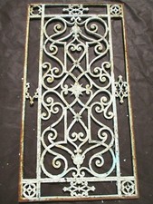 113 X 60 cm - Ancienne grille de porte en fonte, XIXème