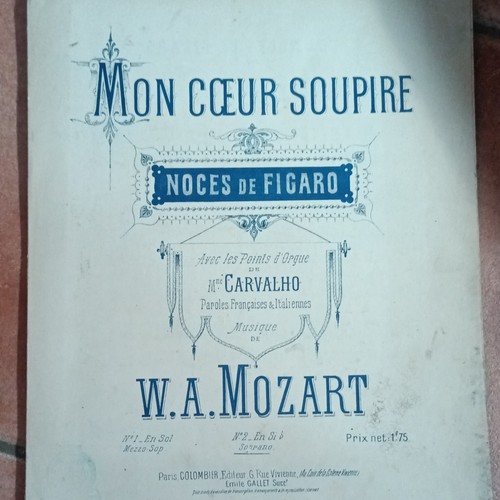 Mozart partition mon - mozart,