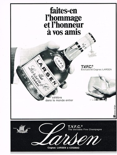 Publicite 1969 larsen - publicite,