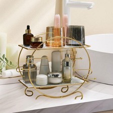 Organisateur de Maquillage Étagère Cosmétique Double Couche Présentoir