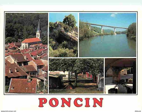 Carte postale poncin - postale,