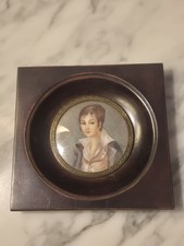 Miniature ancienne peinte a la