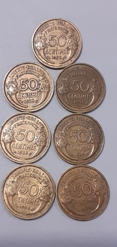 Centimes 1938 chambre - x, 50