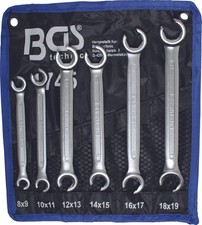 Clés à tuyauter 6 pans de 8 à 19 mm BGS TECHNIC