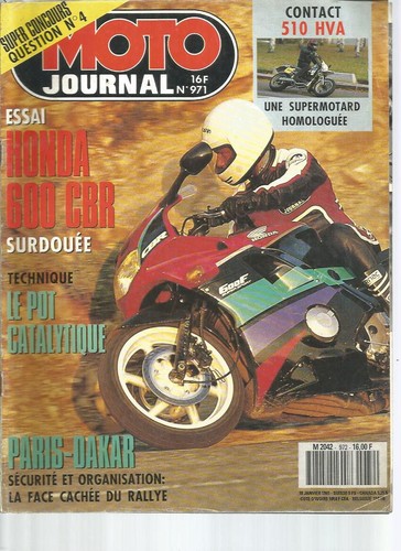 Moto journal 972 - n°972, 600