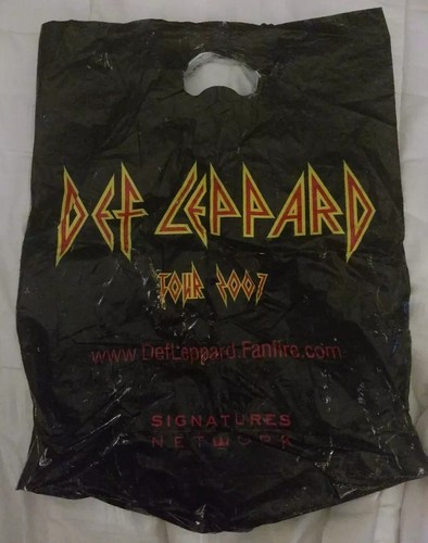 Def leppard 2007 concert bag - def,