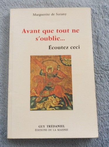 Surany marguerite avant que - avant,