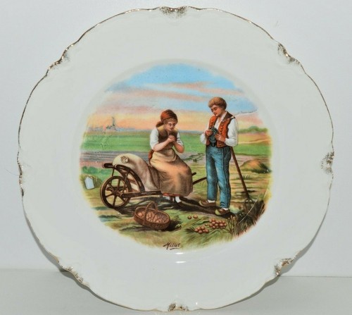 Belle ancienne assiette - -belle,