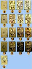 2005 ARGUYDAL FEVE METAL DORE 2D CARTES A JOUER JEU POKER BELOTE BRIDGE au choix
