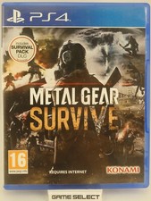 Metal gear Survive solid sony