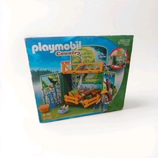 Playmobil Country 6158: Coffre Enclos Des Animaux De La Forêt Et Soigneur/ Neuf