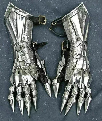 Paire gants médiévaux - de,