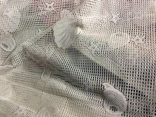 Grand PANNEAU RIDEAU 190 cm x 300 cm voilage motif marin coquillage mer