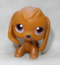 LITTLEST PET SHOP PETSHOP LPS #16 HASBRO CHIEN CHIOT BEAGLE CARAMEL YEUX MARRON