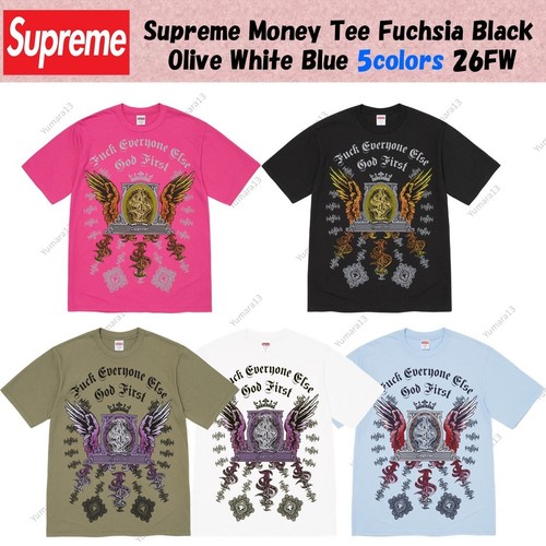 Supreme money tee fuchsia - supreme,