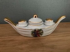 Ancien service à condiments en porcelaine de France