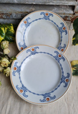 2 ANCIENNES ASSIETTES PLATES